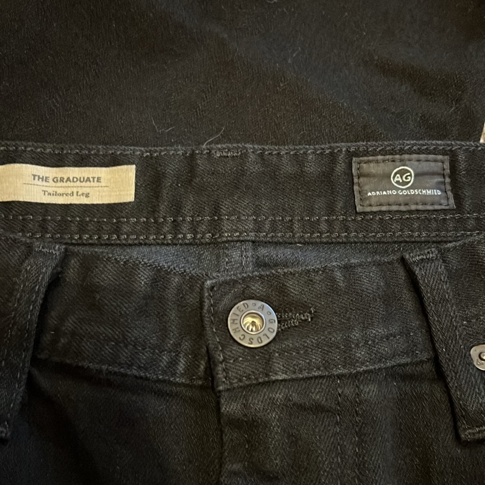 AG GRADUATE TAILORED LEG BLACK JEANS - Picture 13 of 16